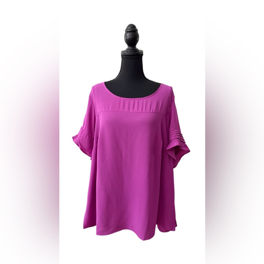 Avenue Vibrant Magenta Blouse